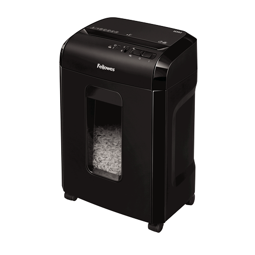 Fellowes Powershred 10M, Black, 19 L, Credit cards shredding