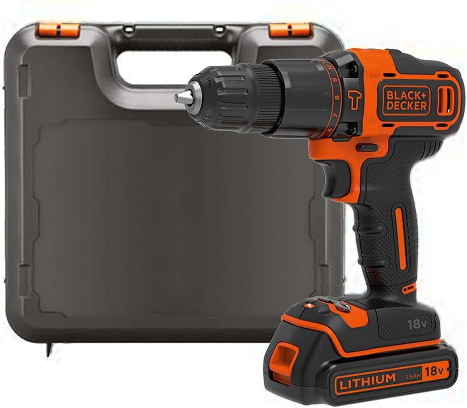 BLACK & DECKER BDCHD18K-QW — Impact driver-drill, 18 V, 1.5 Ah, Li-Ion