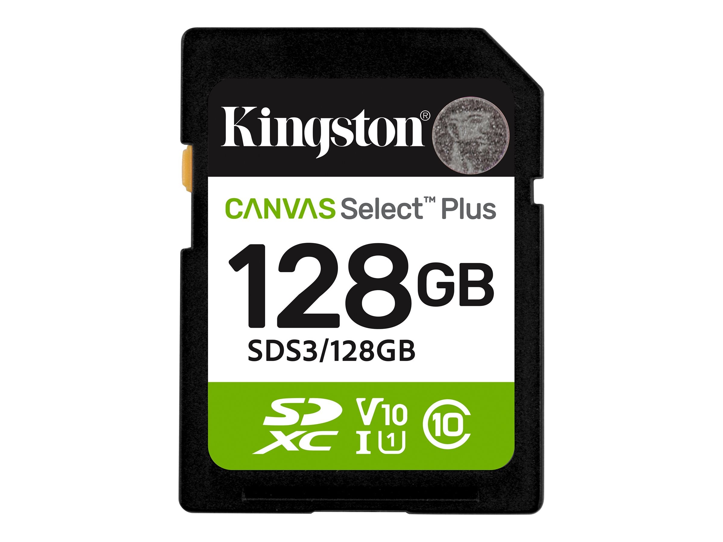 Kingston Canvas Select Plus, 128 GB, SD