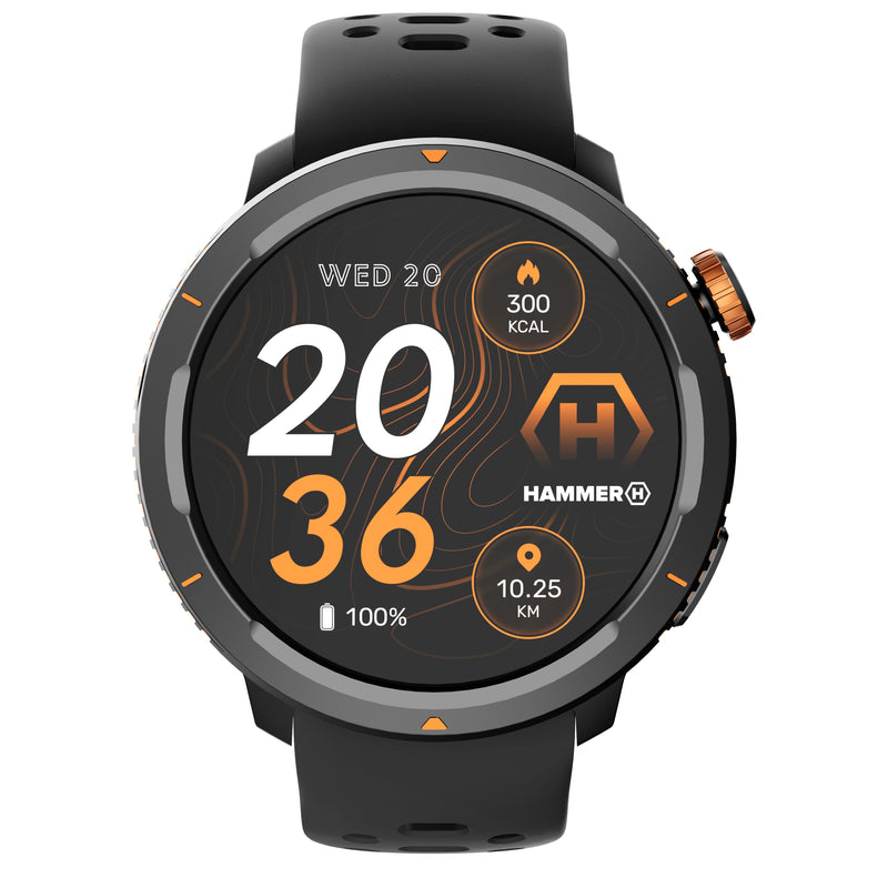 Hammer Watch 2 Lite, Smart watch, AMOLED, 1.43"