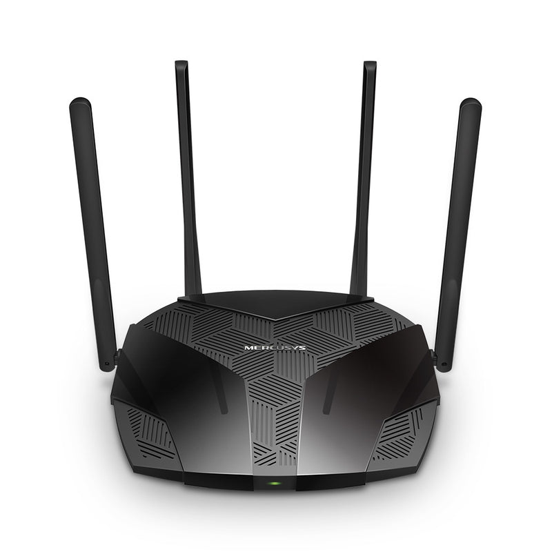 Mercusys MR80X AX3000 — Dual-Band Wi-Fi 6 Router, 802.11ax, 2402+574 Mbit/s, Ethernet LAN (RJ-45) ports 3xGigabit LAN