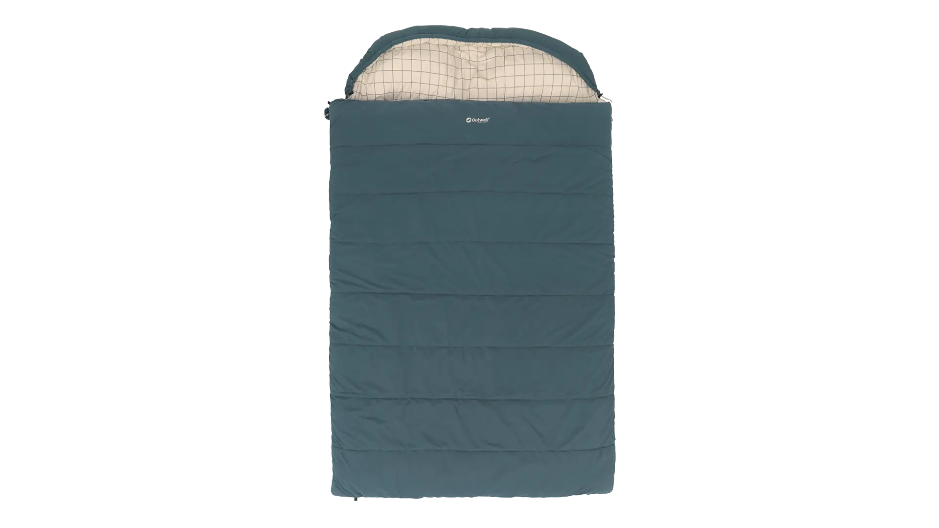 Outwell Camper Lux Double Blue, Sleeping Bag, 235 x 150 cm, Temperature -16 to 5 °C