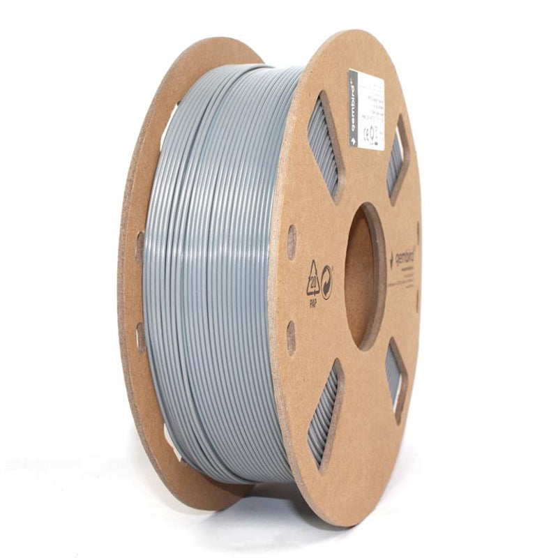 Gembird 3DP-PETG1.75-01-GR — Filament, PETG, 1.75 mm, 1 kg, PETG filament, Grey