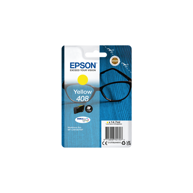 Epson DURABrite Ultra 408L, Ink cartrige, Yellow