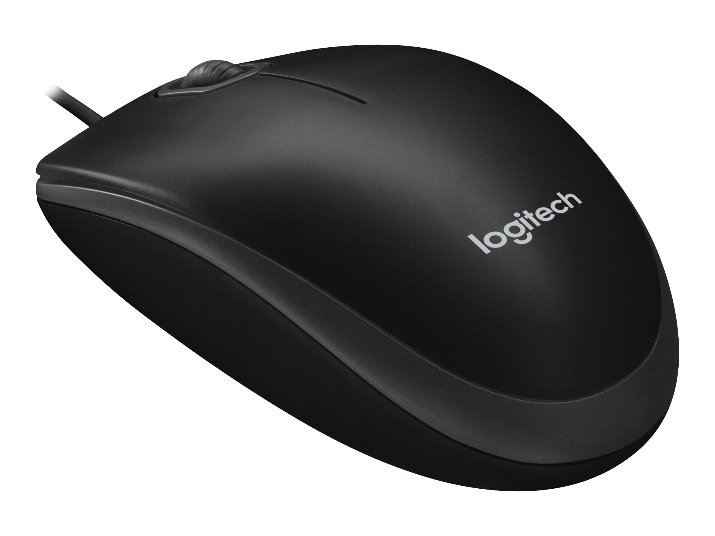 Logitech Mouse B100, Wired, Black