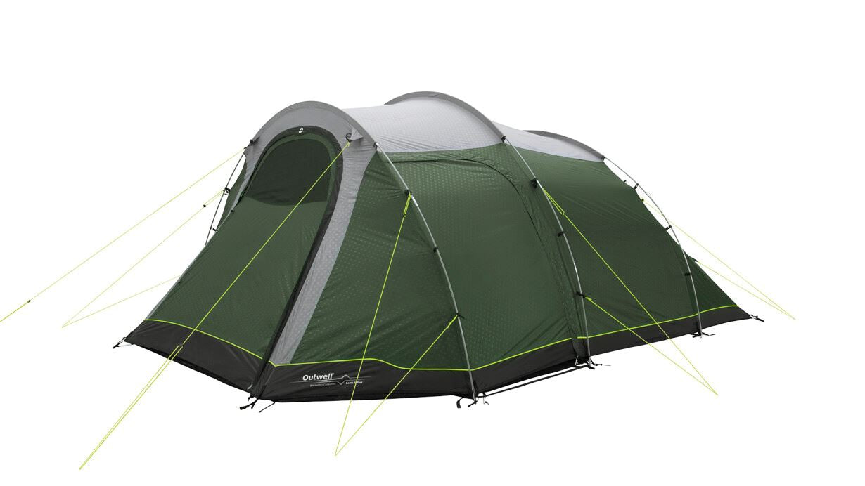 Outwell Earth 5 Plus — Two Room Tunnel Tent, 5 person(s), Green