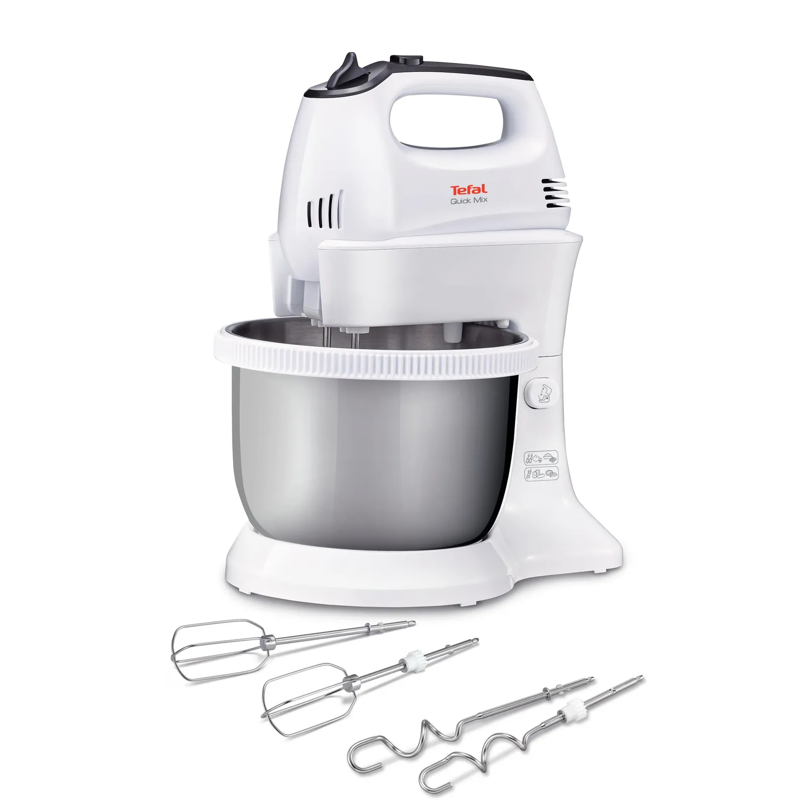 TEFAL HT312138 Quickmix, Hand Mixer, 300 W, Number of speeds 5