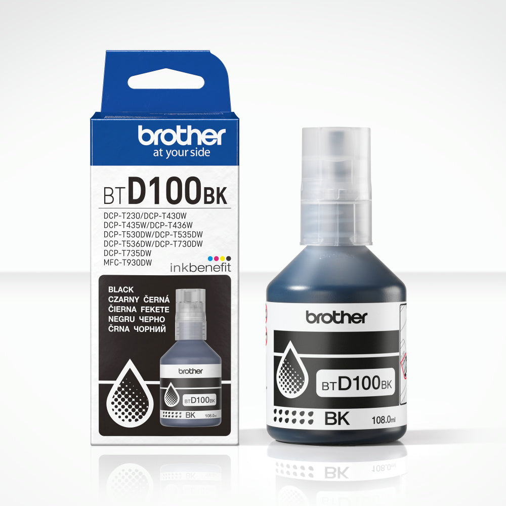 Brother BTD100BK, Ink Bottle, Black