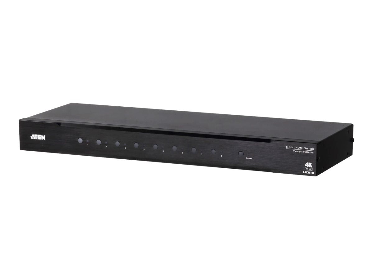 Aten VS0801HB — 8-Port True 4K HDMI Switch, Warranty 24 month(s)