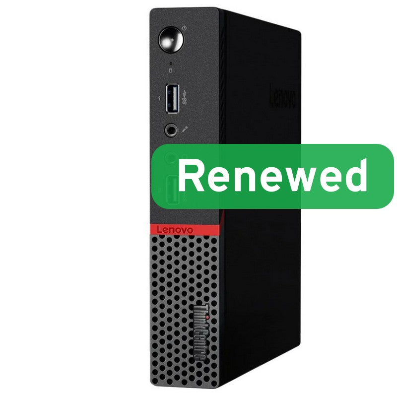 Lenovo Renewed Grade A — ThinkCentre M715q, AMD Ryzen 5, 2400GE, 8 GB
