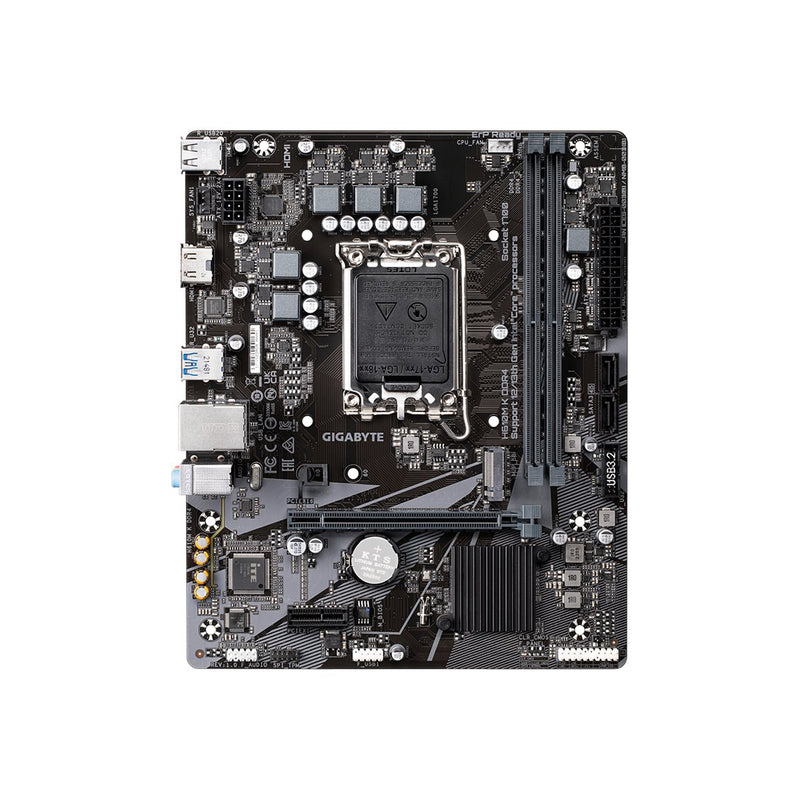 Gigabyte H610M K DDR4 1.0 M/B, Processor family Intel, Processor socket  LGA1700, DDR4 DIMM