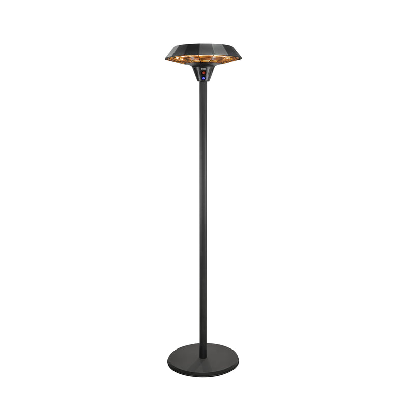 TunaBone TB2068S-01 — Electric Standing Infrared Patio Heater, 2000 W, Number of power levels 3, Suitable for rooms up to 20 m²