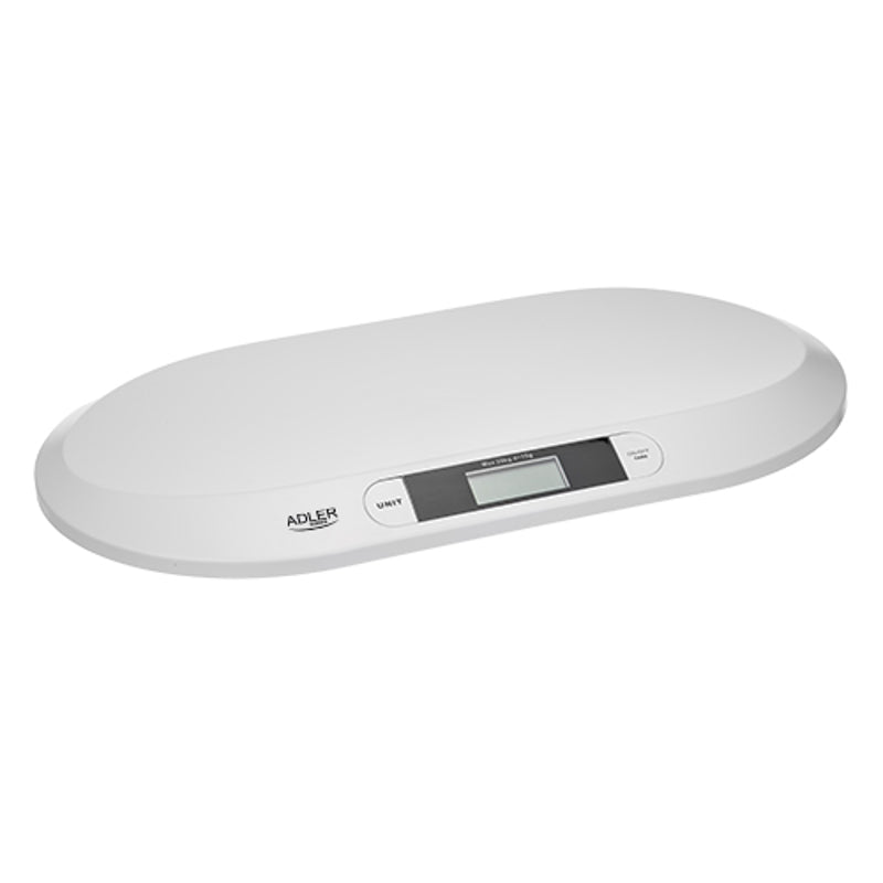 Adler AD 8139, Maximum weight (capacity) 20 kg, Accuracy 10 g, White