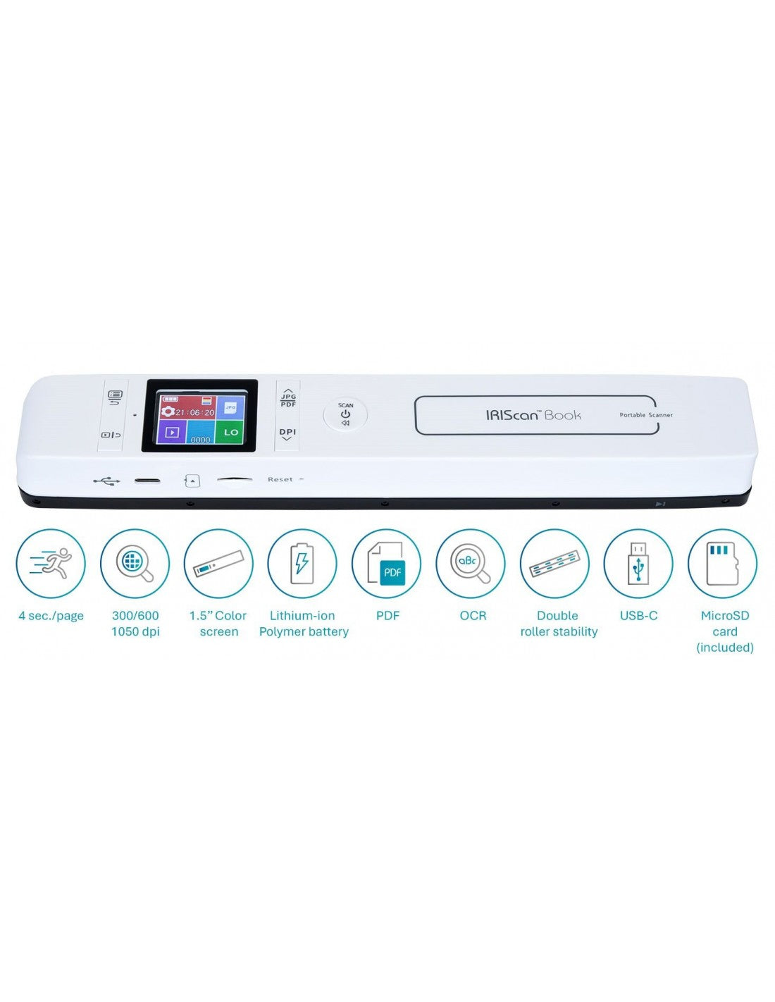 IRIScan Book 7, Handheld Scanners