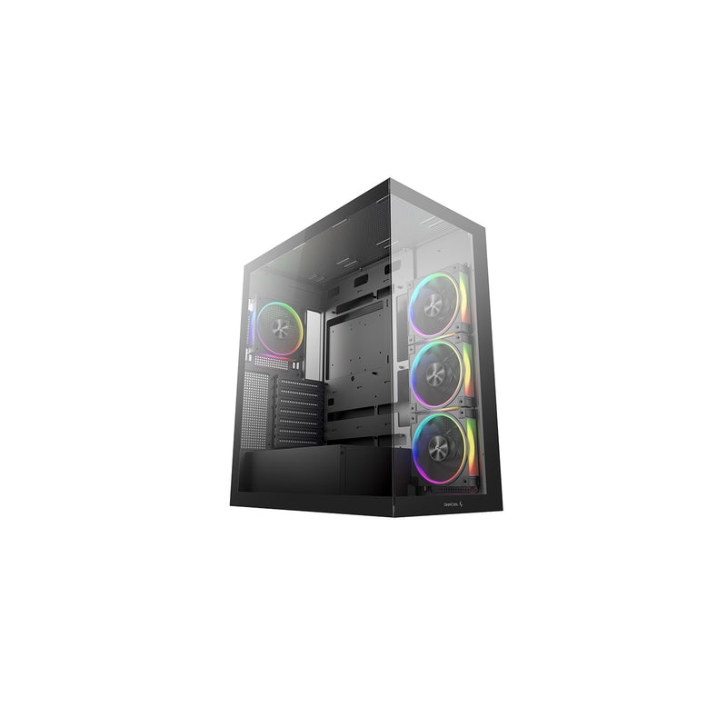 Deepcool Case CG580 4F V2, ATX, Black
