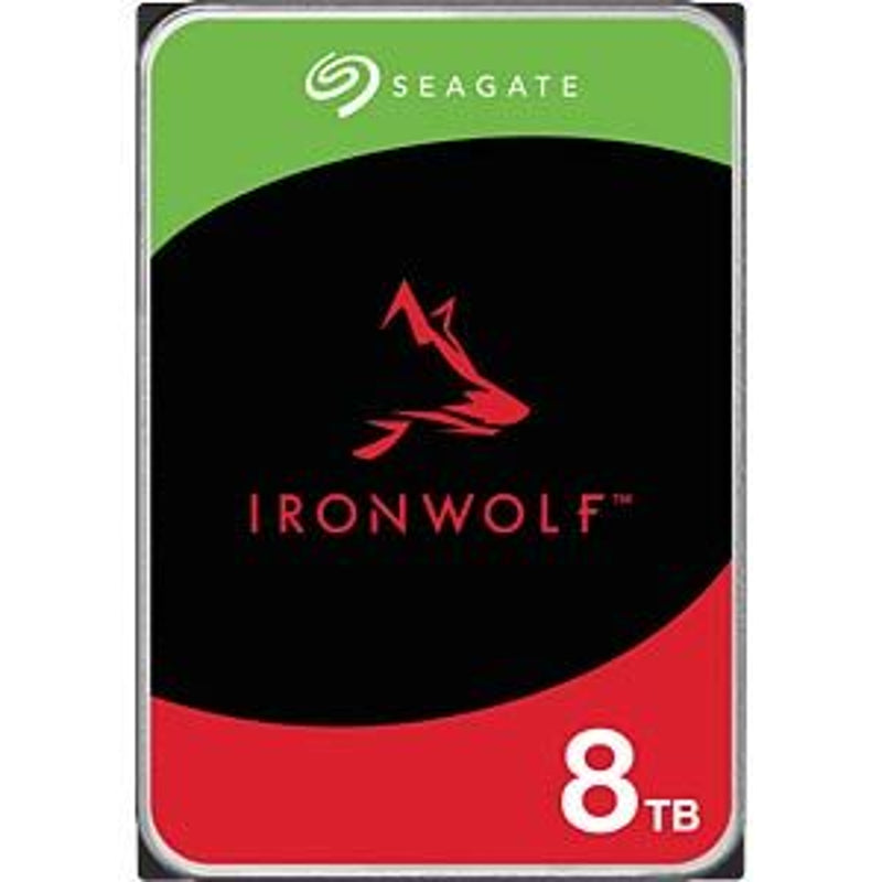 QNAP IronWolf ST8000VN004 — Hard Drive, 7200 RPM, 8000 GB
