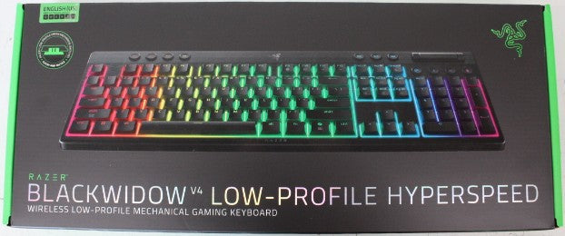 Razer BlackWidow V4 Low-Profile HyperSpeed, Keyboard, Wireless, US