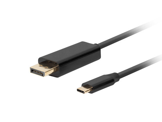 Lanberg CA-CMDP-10CU-0010-BK — USB-C to DisplayPort Cable, 1 m