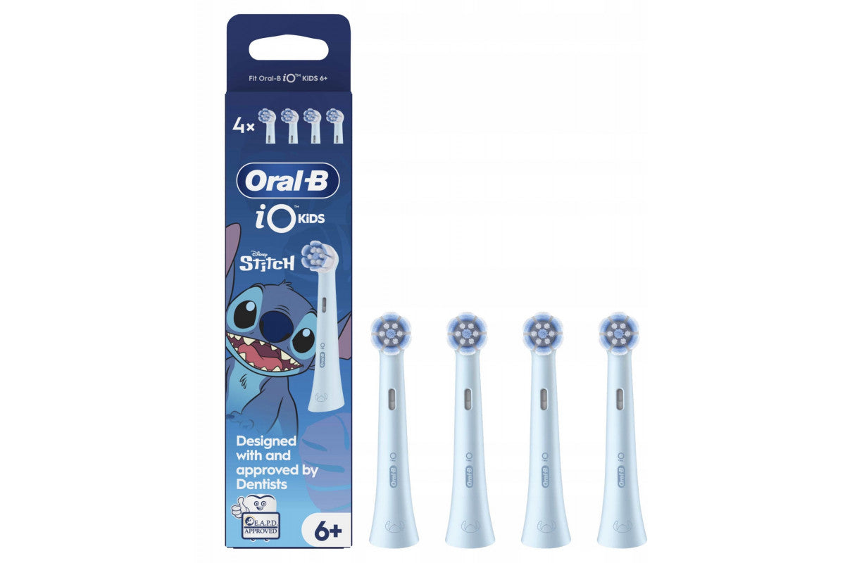 Oral-B iO kids Refills Stitch — Replacement brush heads, For kids, Number of brush heads included 4