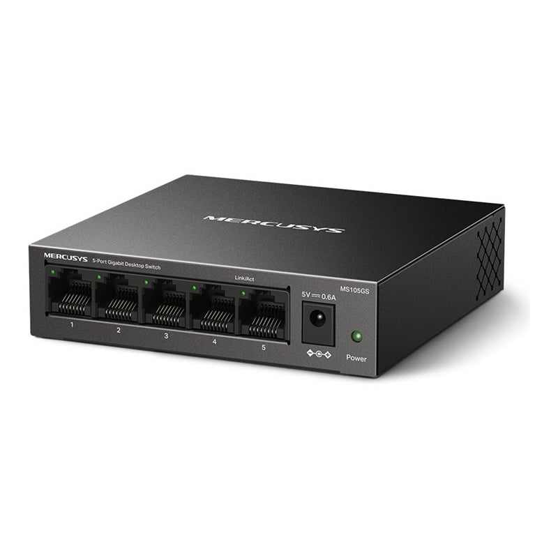 Mercusys MS105GS — 5-Port Gigabit Desktop Switch, Unmanaged