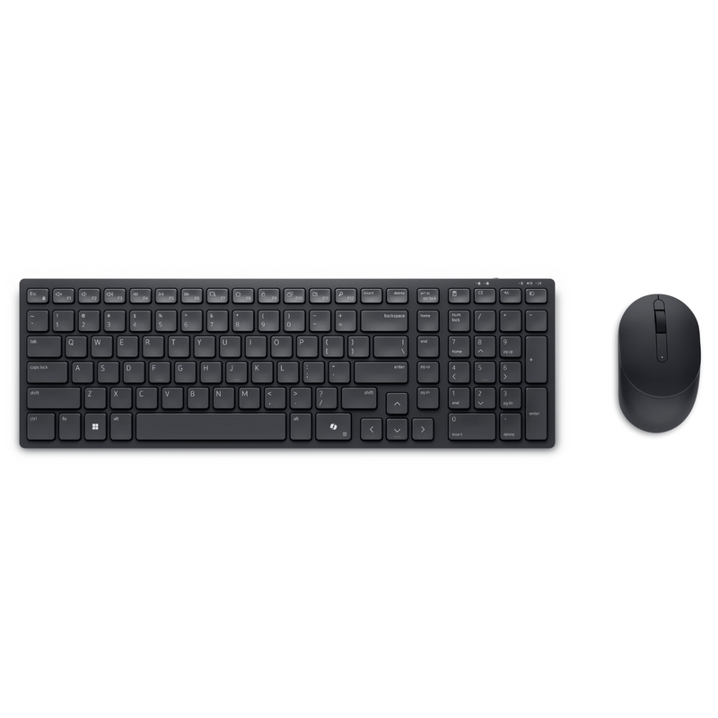 Dell KM555, Keyboard and Mouse Set, Wireless, Russian