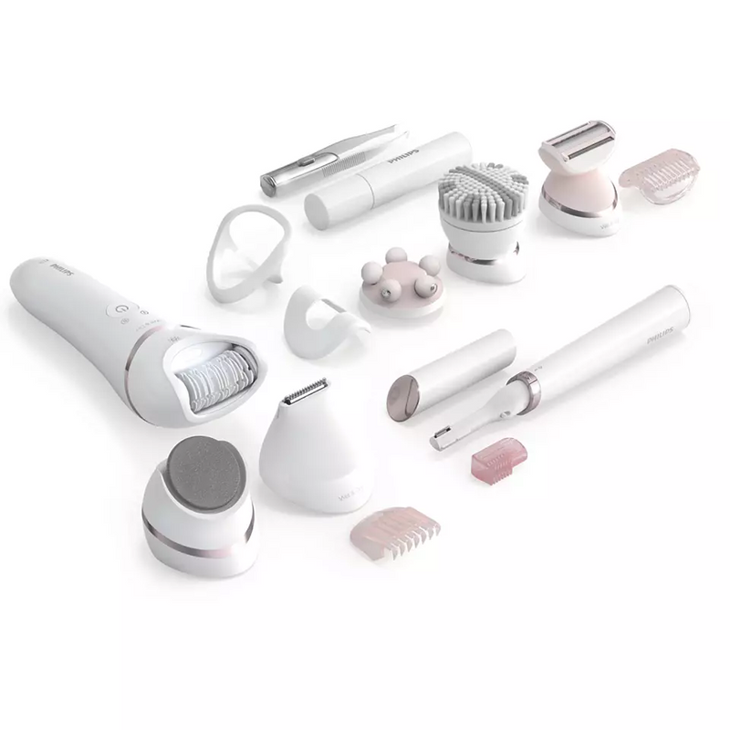 Philips BRE740/90 Series 9000 — Beauty Set, Operating time (max) 40 min, Wet & Dry, White/Pink