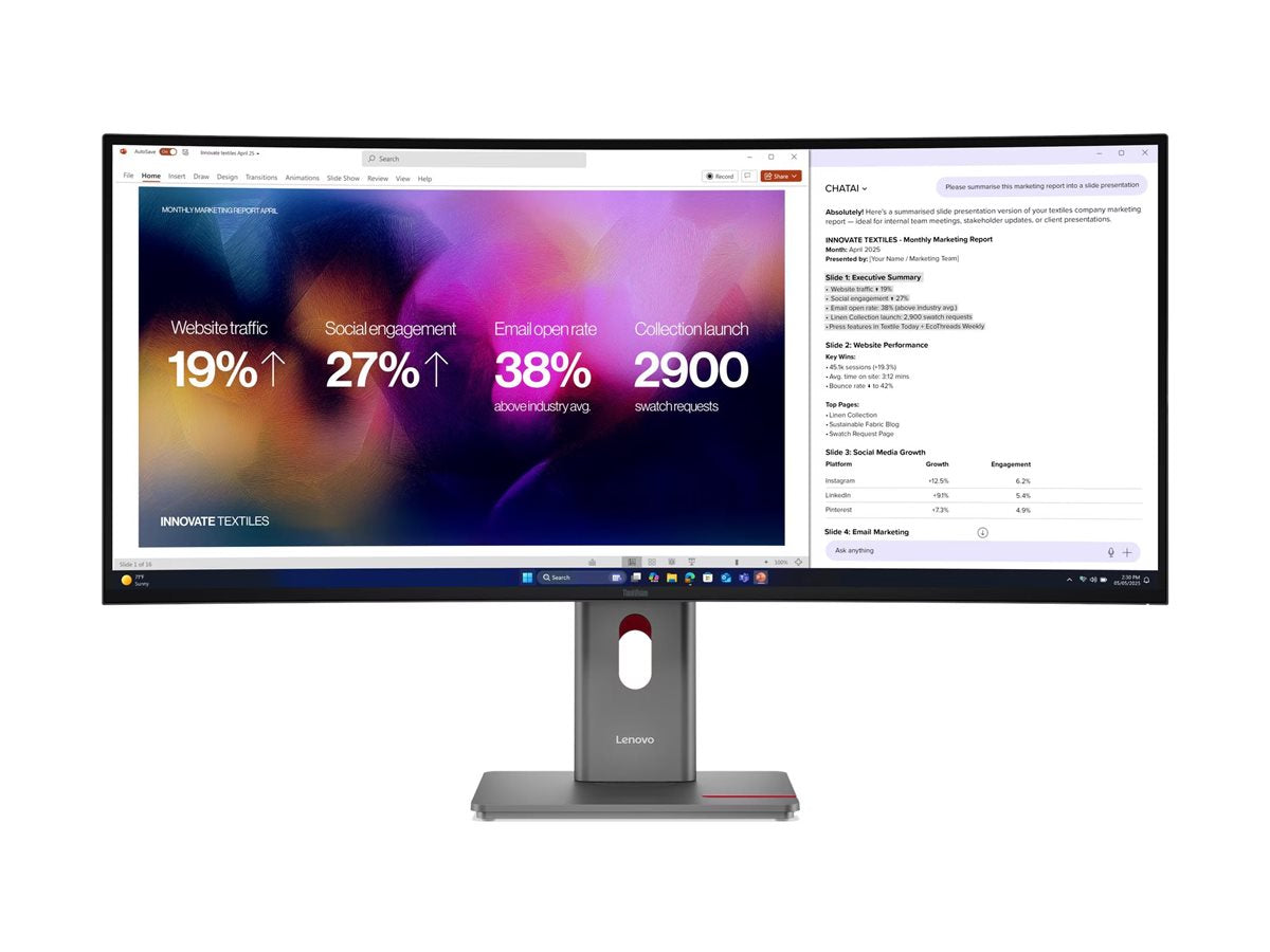 Lenovo ThinkVision P40WD-40, 39.7 ", IPS, WUHD