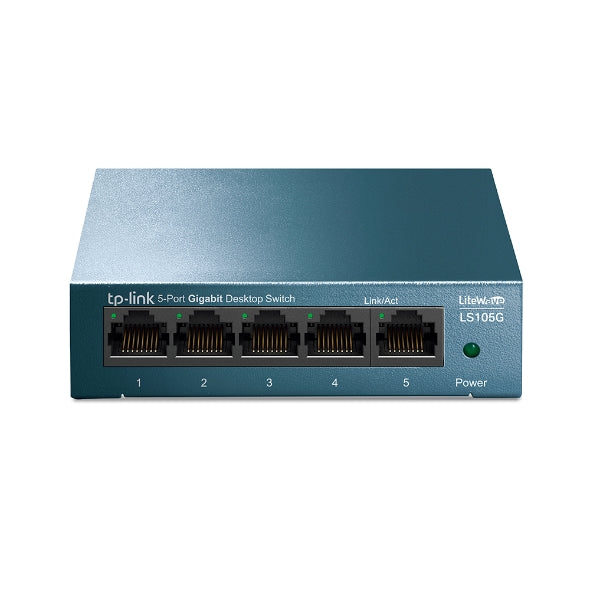 TP-LINK LS105G — Desktop Network Switch, Unmanaged, Power supply type External