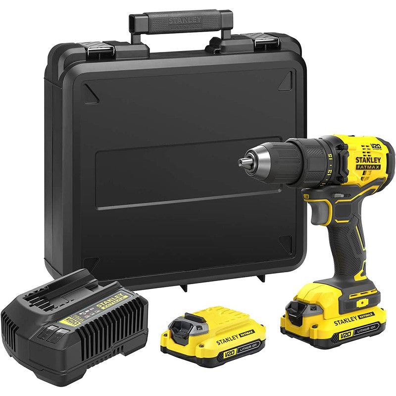 Stanley SFMCD710D2K-QW — 18V V20 Brushless Drill Driver - 2.0Ah Kit, 18 V, 2.0 Ah, Lithium Ion