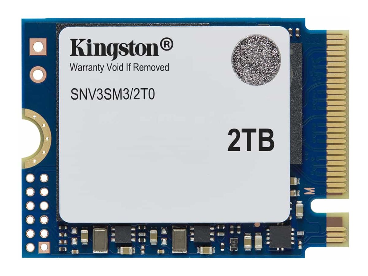 Kingston SSD NV3, 2000 GB, SSD form factor M.2 2230, Read speed 6000 MB/s