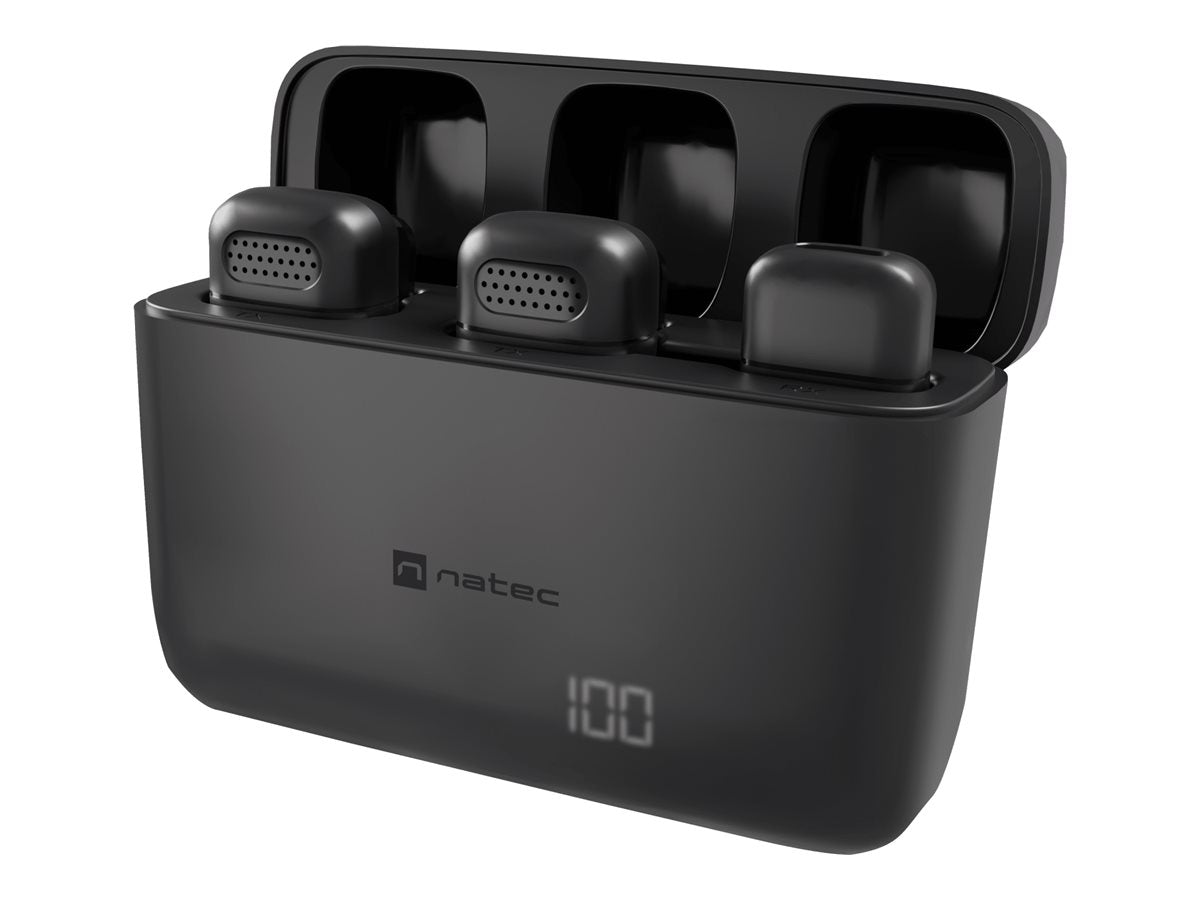 Natec Microphone NMI-2253, Hopper, Black, Noise reduction