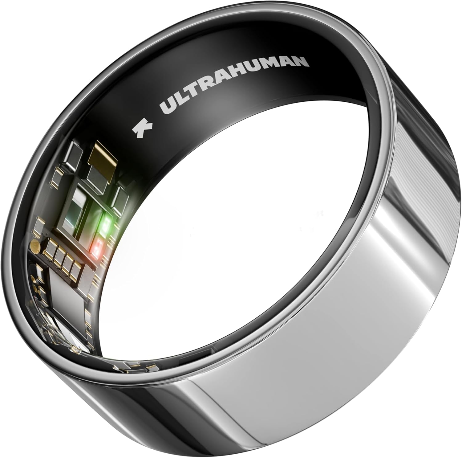 Ultrahuman — Ring Air, Space Silver, Size 12, Smart Ring
