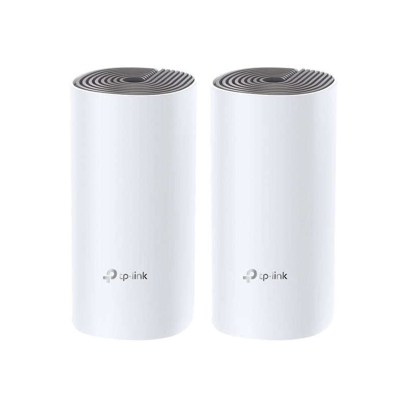 TP-LINK Deco E4 (2-pack) — C1200 Whole Home Mesh Wi-Fi System, 802.11ac, 867+300 Mbit/s, 10/100 Mbit/s