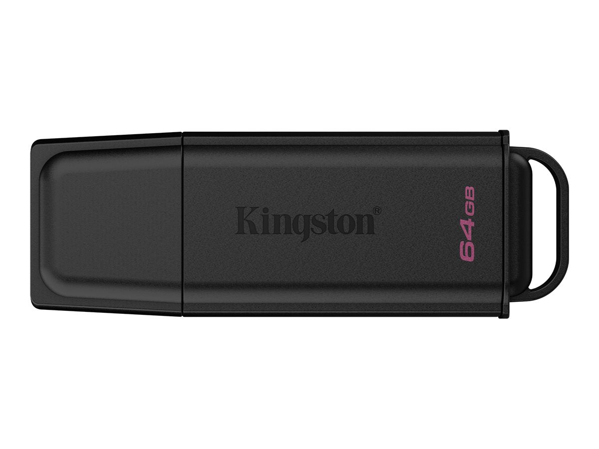 Kingston DataTraveler Exodia — USB Flash Drive, 64 GB, USB Type-A, Black