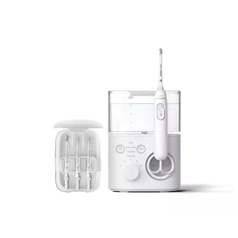 Philips HX3911/40 Sonicare Power Flosser 7000 — Oral Irrigator, 600 ml, Number of heads 4, White