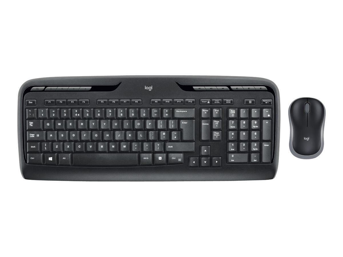 Logitech MK330, Keyboard and Mouse Set, Wireless, Mouse included