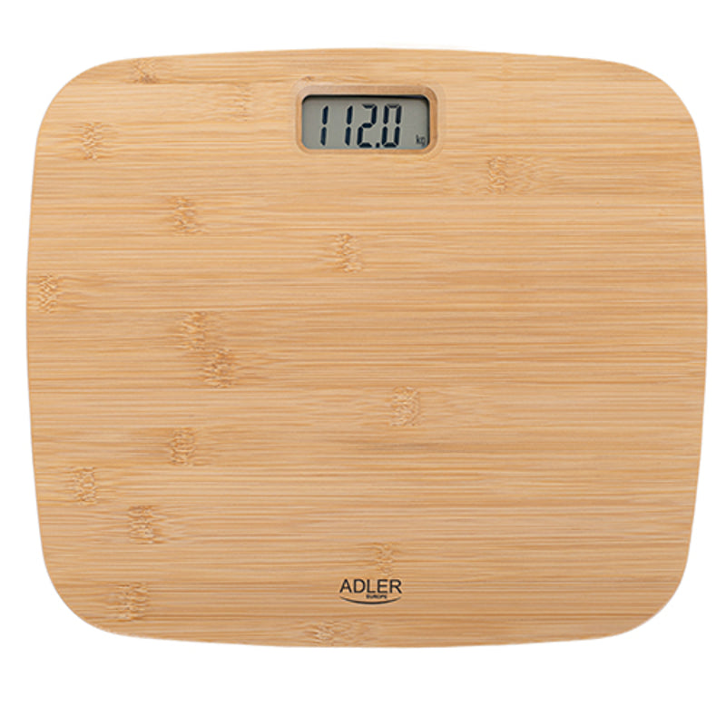 Adler AD 8173 — Bathroom Bamboo Scale, Maximum weight (capacity) 150 kg, Accuracy 100 g