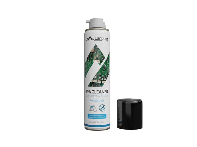 Lanberg AG-300FL-001 — Isopropyl Alcohol IPA 99.8%, 300 ml