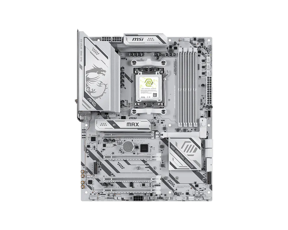 MSI MAG B850 GAMING PLUS MAX WIFI, Processor family AMD, Processor socket AM5, DDR5