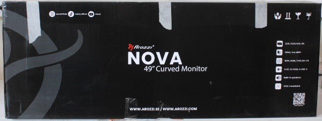 Arozzi Nova, 49 ", 32:9, 165 Hz