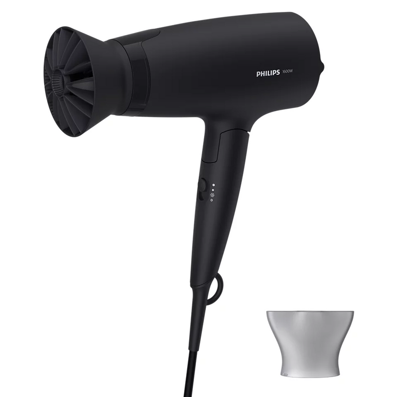 Philips BHD308/10 3000 Series — Hair Dryer, 1600 W, Black