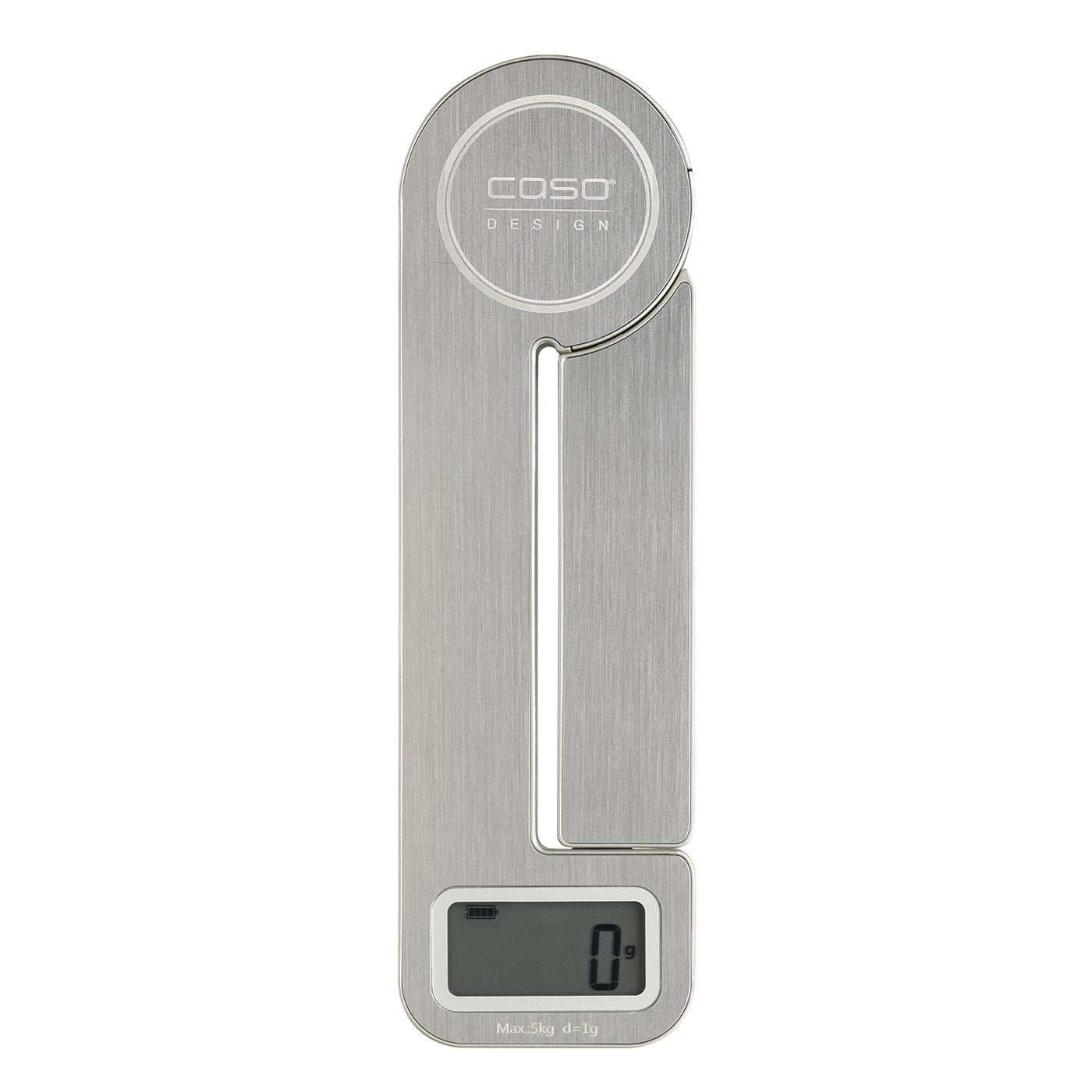 Caso Scales KitchenEcostyle, Maximum weight (capacity) 5 kg, Graduation 1 g, Display type LCD