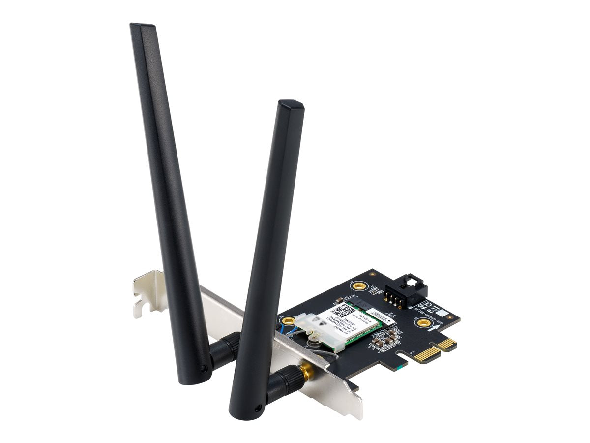 Asus PCE-BE6500 — WiFi 7 PCI-E Adapter with 2 external antennas, 802.11be, Mesh Support No, MU-MiMO No