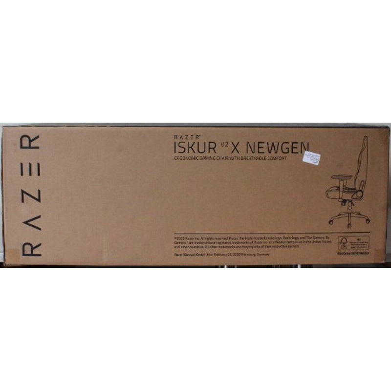 Razer Iskur V2 X NewGen, Gaming Chair, Black/Green, 36 month(s)