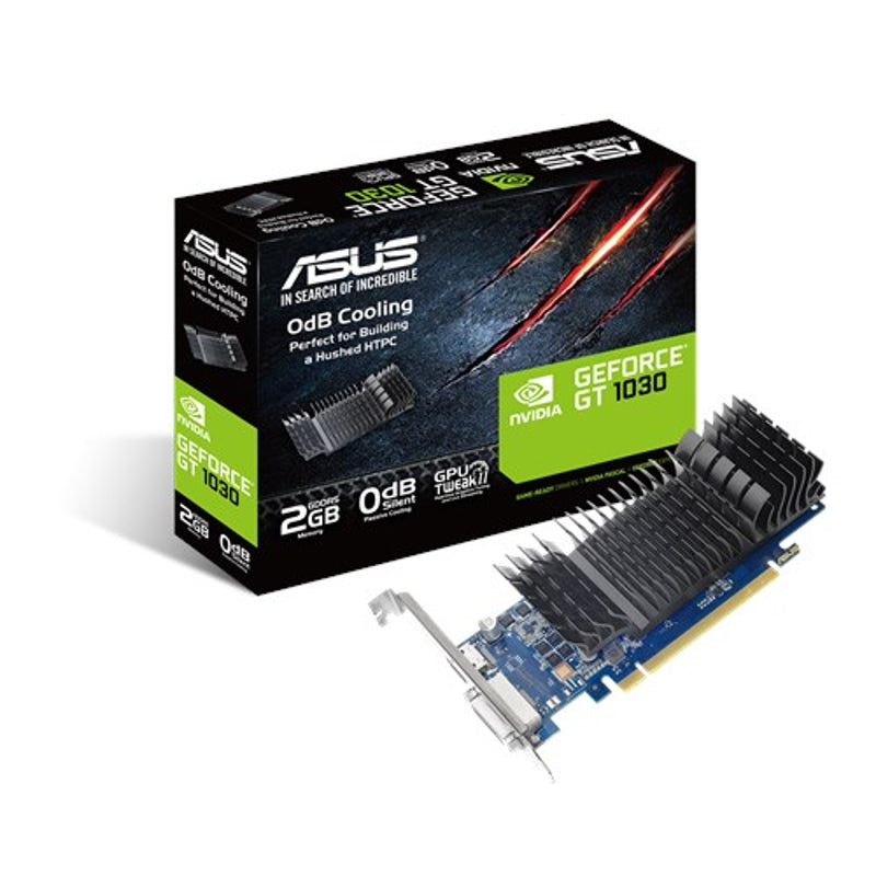 Asus GT1030-SL-2G-BRK, NVIDIA, 2 GB, GeForce GT 1030