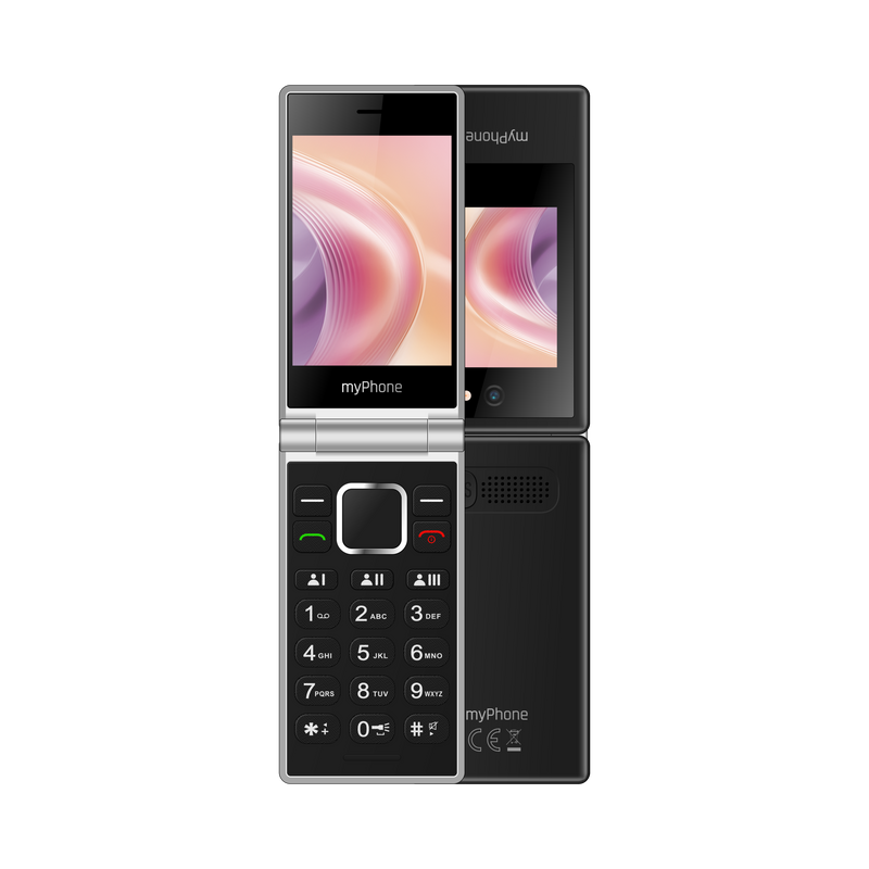 myPhone Tango 2 LTE, Black, 3.5 + 2.4 ", 48 MB