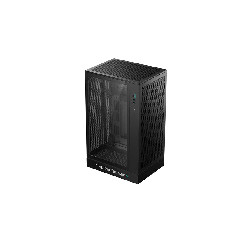 Deepcool CH270 DIGITAL, Mini-Tower, ATX PS2, Black