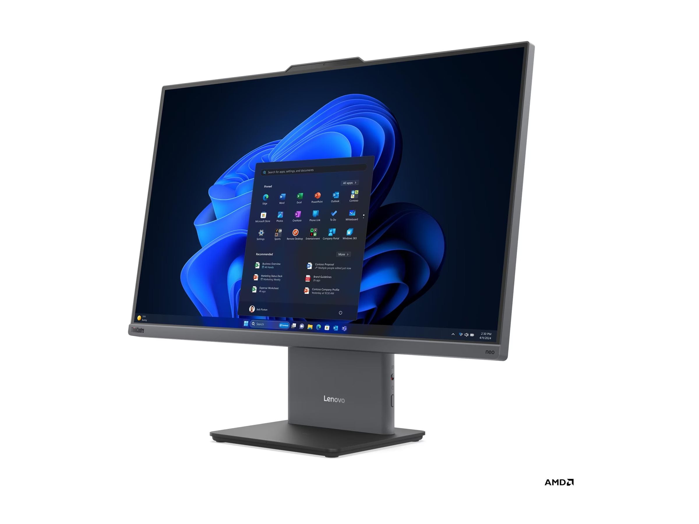 Lenovo ThinkCentre neo 55a 24 G6, Touchscreen, Desktop, AIO
