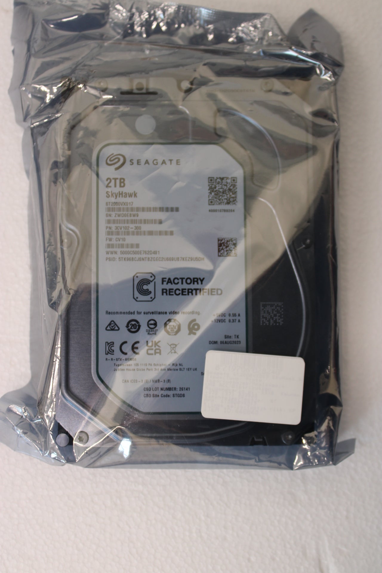 Seagate ST2000VX017 SkyHawk Surveillance, 2000 GB