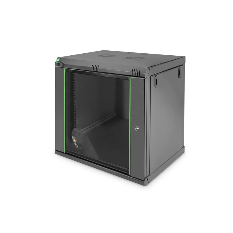 Digitus DN-19 12-U-EC-SW — Wall Mounting Cabinet, Black